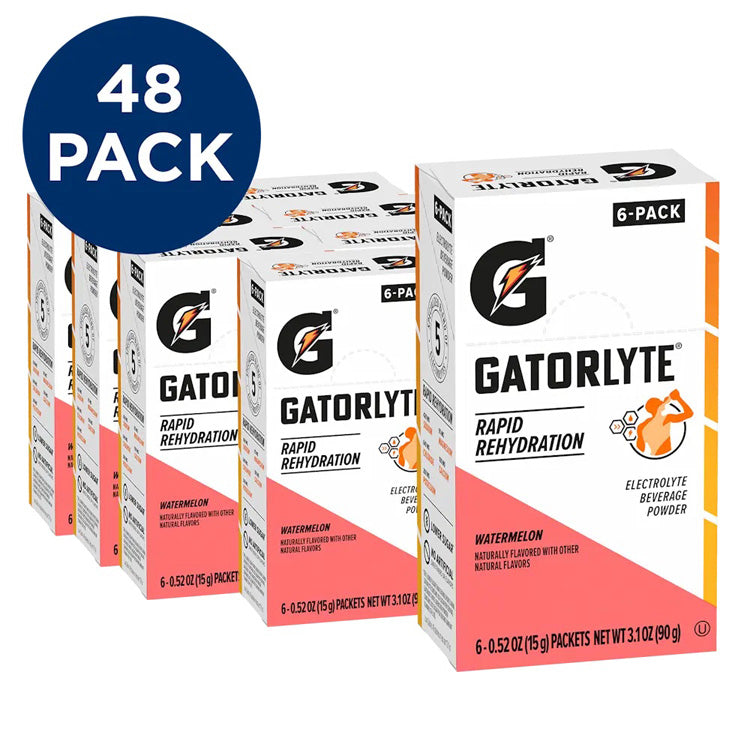 Gatorlyte Rapid Hydration Electrolyte Beverage Powder 48 Pack