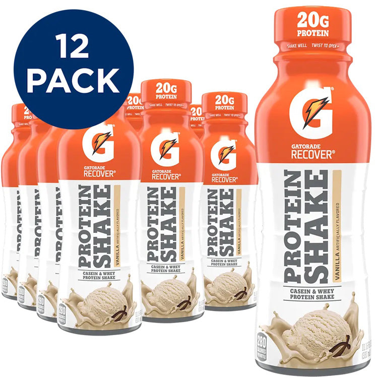 Gatorade Recover Protein Shake 12 Pack