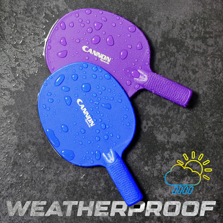 Table Tennis Paddles Unbreakable and Weather Resistant (Set of 6 Assorted Colors)