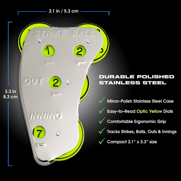 4 Wheel Stainless Steel Umpire Indicator