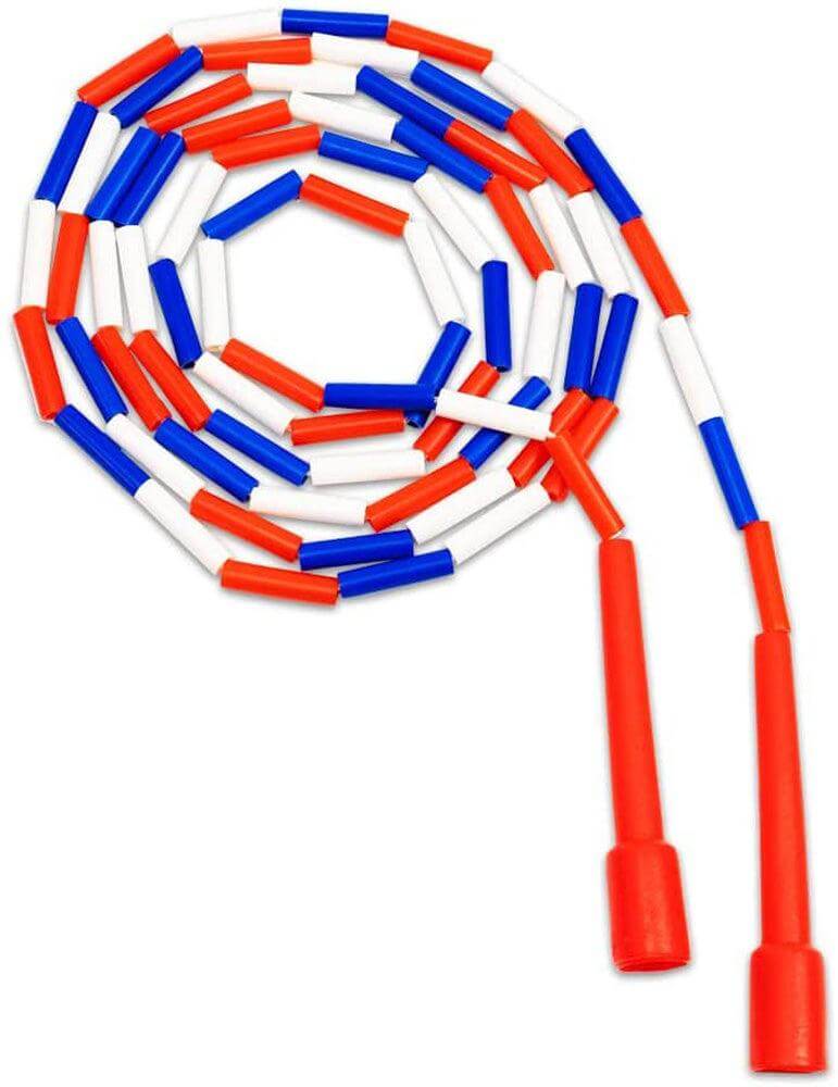 Cannon Sports 9701FT9 9 Foot Red, White, And Blue Segmented Jump Rope For Kids Fitness And Recreation - Cannon Sports