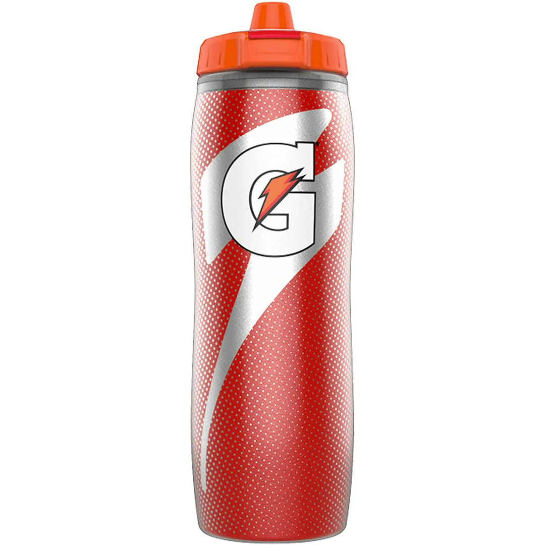 Gatorade Red 30oz Insulated Squeeze Water Bottle