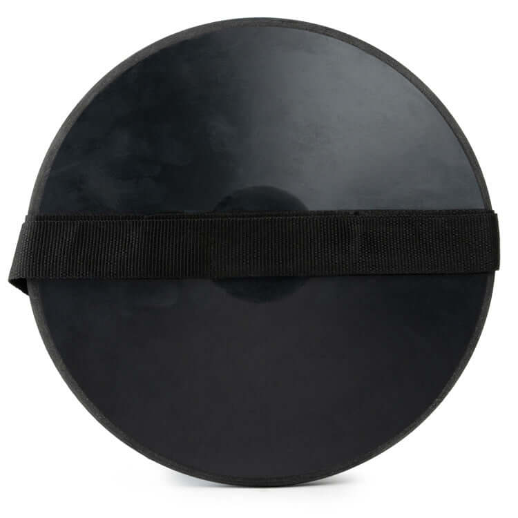 Black Rubber Discus with Adjustable Strap