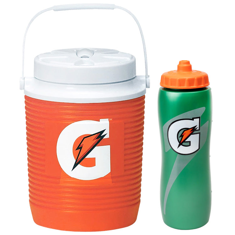 Gatorade 32oz Water Bottle with 1 Gallon Cooler