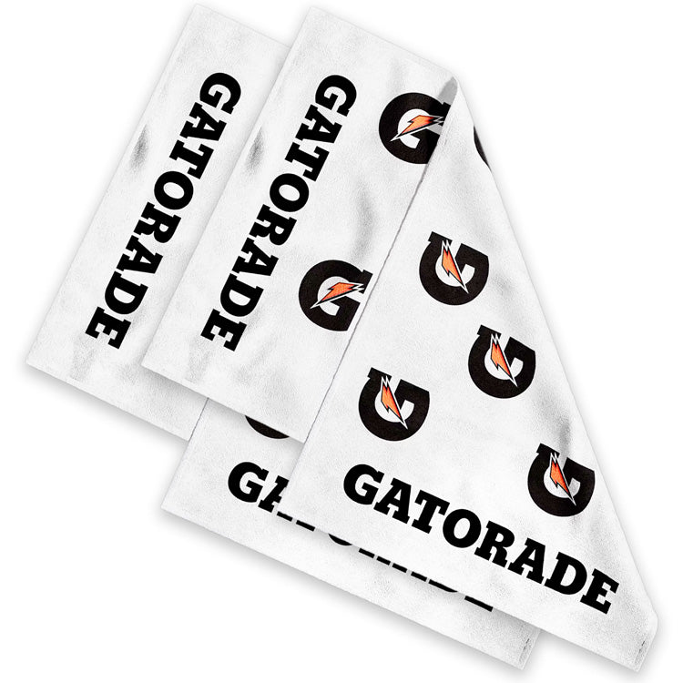 Gatorade 32oz Water Bottles with 2 Gatorade Sideline Towels