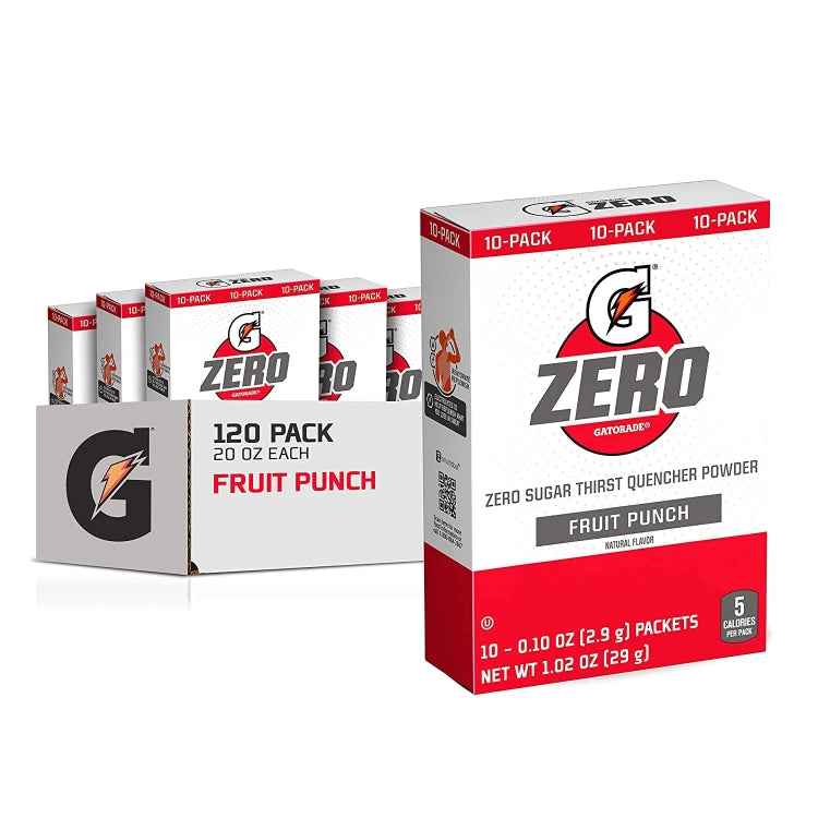 Gatorade Zero Single Serve Powder 120 Pack