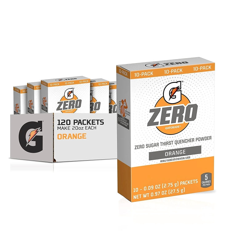 Gatorade Zero Single Serve Powder 120 Pack