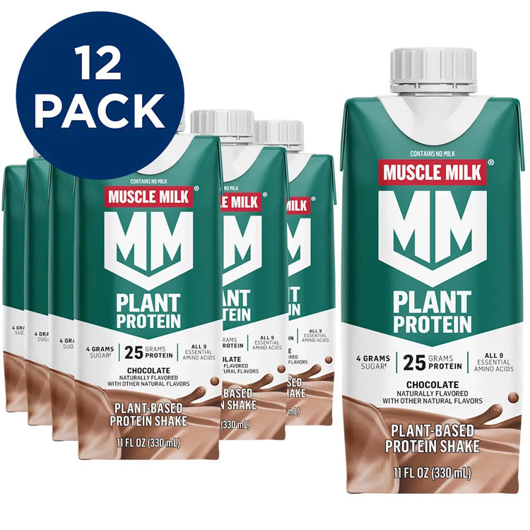 Muscle Milk Plant Protein Shake 12 Pack – Cannon Sports