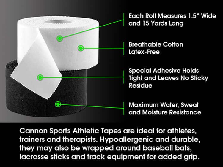 Athletic Tape 12-Pack White