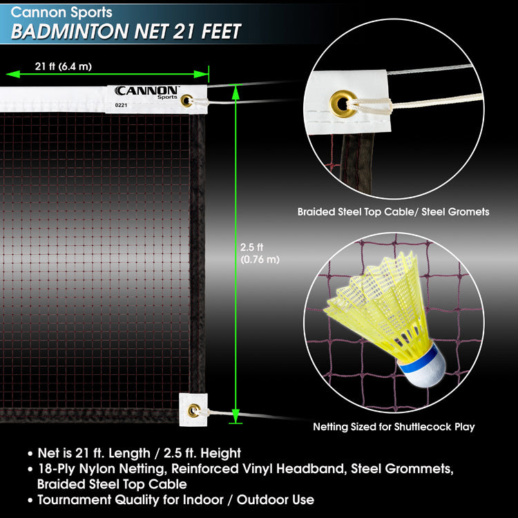 Badminton Net 21 FT