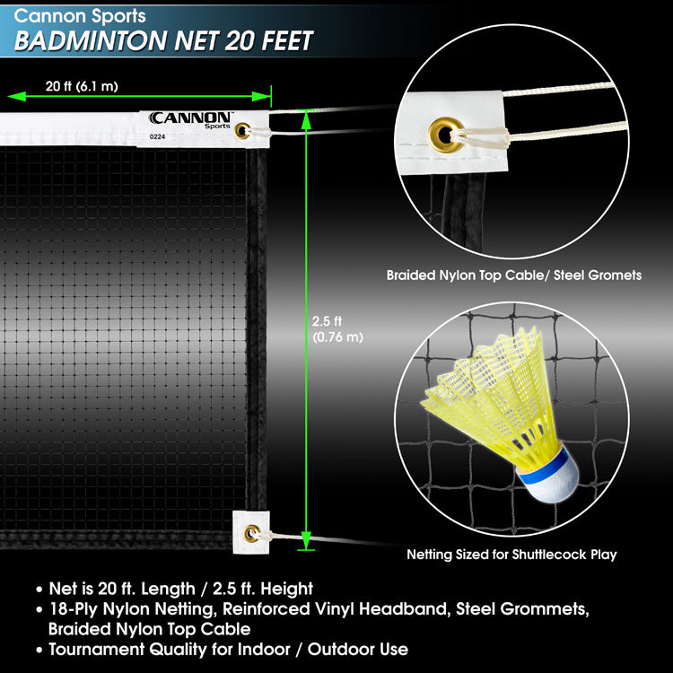 Badminton Net 20 FT