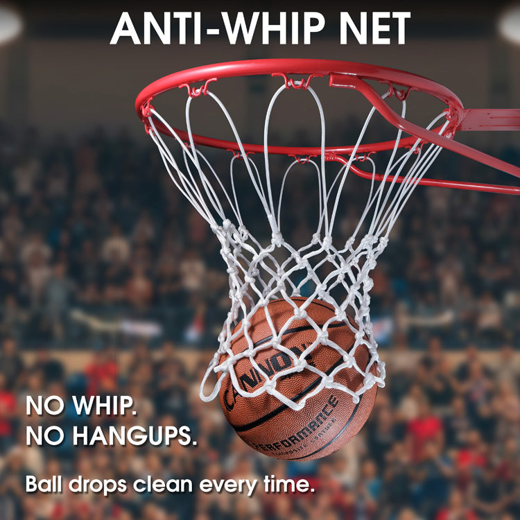 Anti-Whip Basketball Net (White)