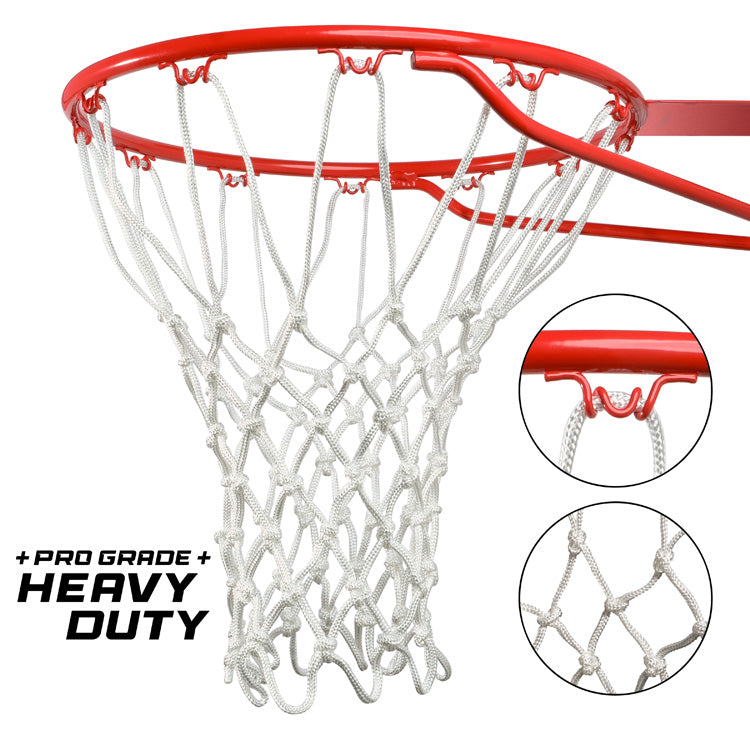 Pro Heavy Duty Basketball Net (White)