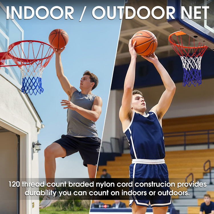 Basketball Net (Red/White/Blue)