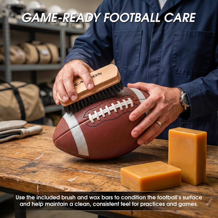 Football Grip Wax Kit - 2 Bars & Brush