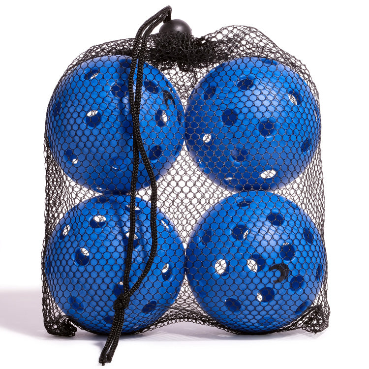 4-Pack Pickleballs with Carry Bag