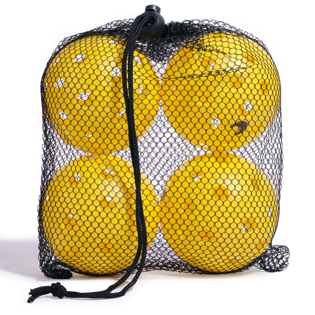 4-Pack Pickleballs with Carry Bag