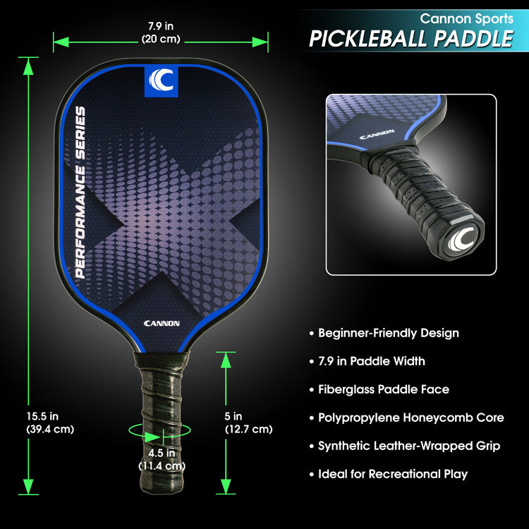Performance Series Pickleball Paddle - Fiberglass Surface