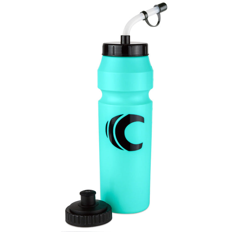Squeeze Water Bottle with Straw Lid 1-Liter