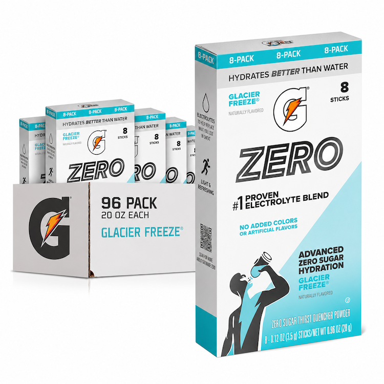 Gatorade Zero Single Serve Powder 96 Pack