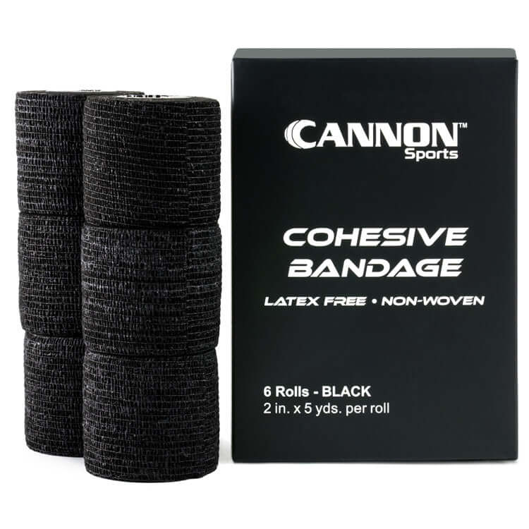 Cohesive Bandage 6-Pack Black