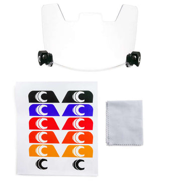 face shield for youth football helmet Football Visor, Fits Adult & Large Youth Football Helmets, Anti-Fog Cl –  Cannon Sports