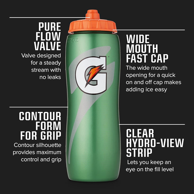 Gatorade 32oz Water Bottle, 12 Pack