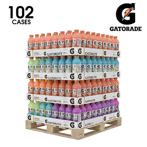 Gatorade Gatorlyte 20 oz 102 Case Pallet Bundle (Select Your Flavors)