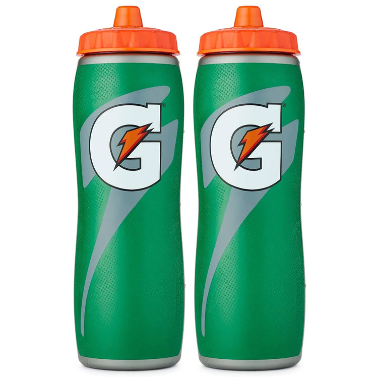 Gatorade 32oz Gatorskin Insulated Water Bottle, 2 Pack