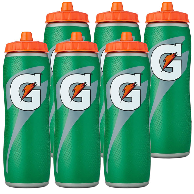 Gatorade 32oz Gatorskin Insulated Water Bottle, 6 Pack