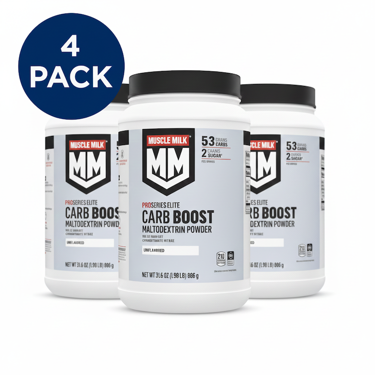 Muscle Milk Pro Series Elite Carb Booster Unflavored 4 Pack