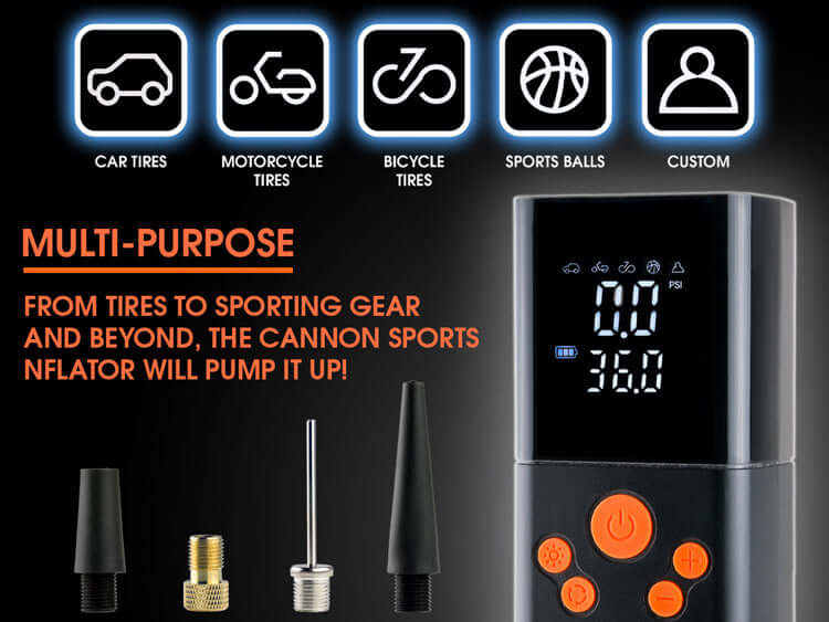 Electric Ball Inflator with LED Light – Cannon Sports