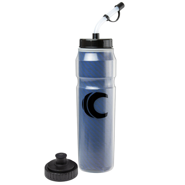 Insulated Squeeze Water Bottle with Straw Lid 28-Ounce