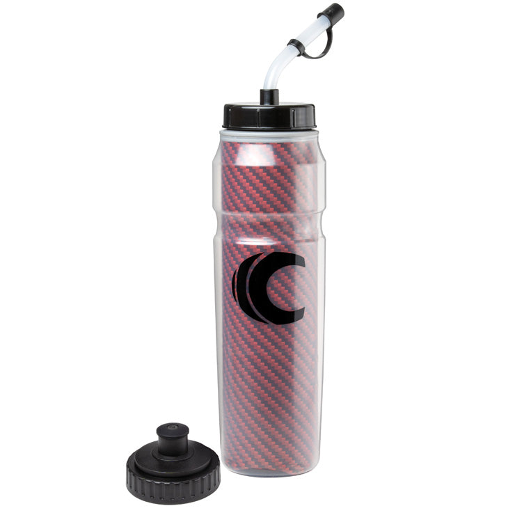 Insulated Squeeze Water Bottle with Straw Lid 28-Ounce