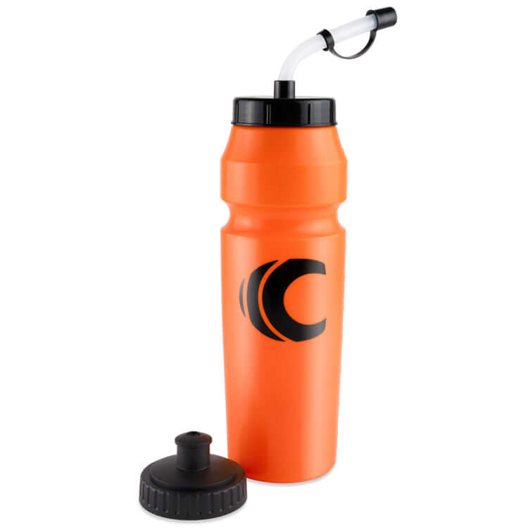 Squeeze Water Bottle with Straw Lid 1-Liter