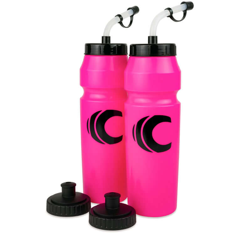 Squeeze Water Bottle with Straw Lid 1-Liter 2-Pack – Cannon Sports
