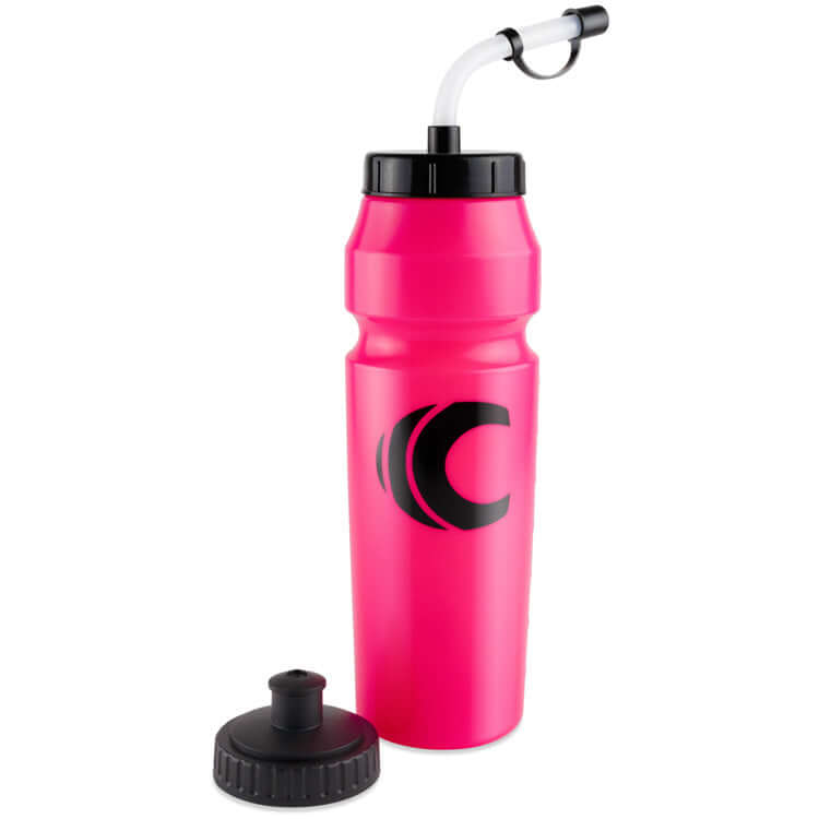 Squeeze Water Bottle with Straw Lid 1-Liter