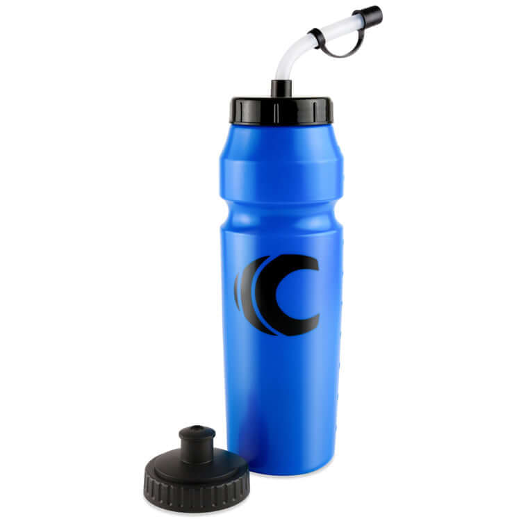 Squeeze Water Bottle with Straw Lid 1-Liter