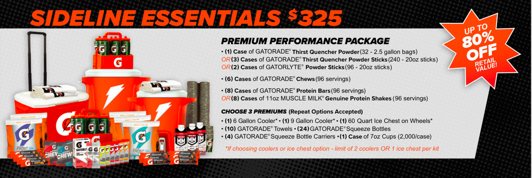 Gatorade Sideline Essentials (High Schools Only)