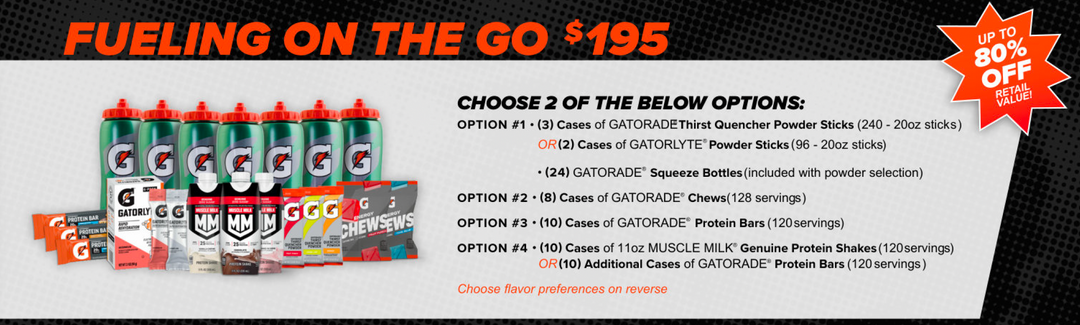 Gatorade Fueling On The Go (High Schools Only)