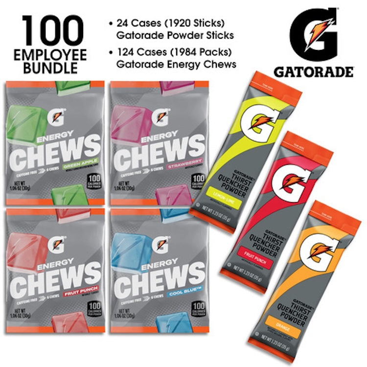 Gatorade Pro-Hydration Energy Bundle: 100-Employee Pack