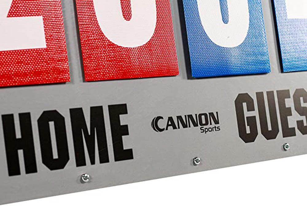Cannon Sports 13020 Flip Scoreboard with Home & Guest Numbers for Score Keeper, Baseball, Volleyball & Tennis - Cannon Sports