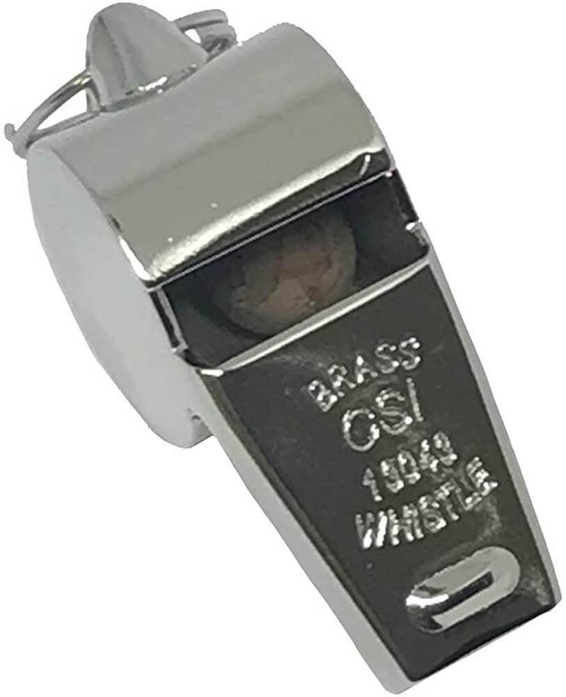 Cannon Sports 13043 Silver Whistle with Heavy Weight for Referees & Coaches - Cannon Sports