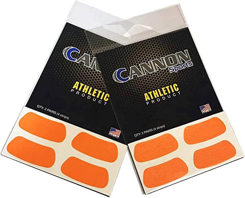 Cannon Sports 13317 Under Eye Stickers for Football, Baseball, & Lacrosse - Youth & Adults (Orange) - Cannon Sports