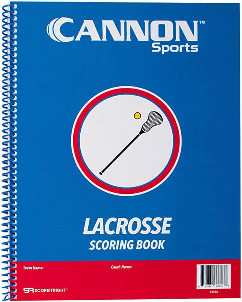 Cannon Sports 13335 Men's Lacrosse Scorebook - Cannon Sports