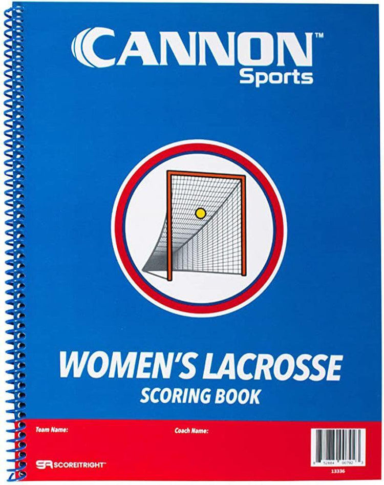 Cannon Sports 13336 Lacrosse Women's scorebook - Cannon Sports