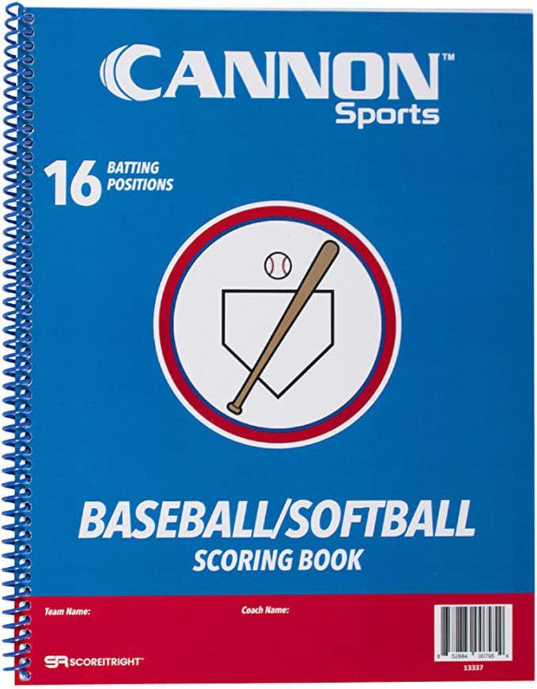 Cannon Sports 13337 16-Position Baseball and Softball Scorebook - Cannon Sports