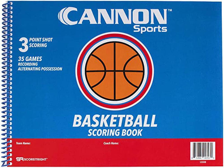 Cannon Sports 13338 Basketball Scorebook - Cannon Sports