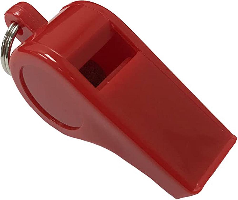 Cannon Sports 13347 Red Plastic Whistle with Keychain - Loud Clear Sound - for Coaches, Referees and Lifegaurd Safety - Cannon Sports