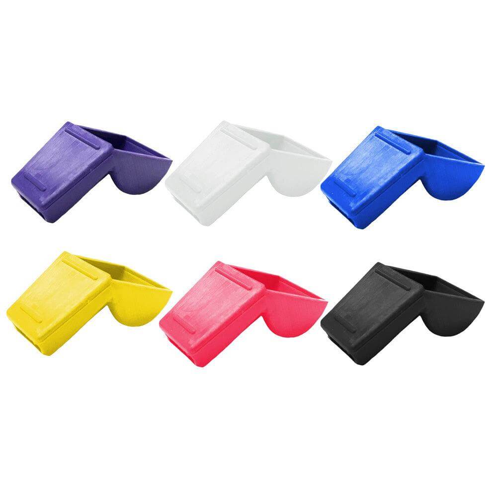Cannon Sports 13405 Rubber Whistle Tip Guard Covers for Referee, Coach and Sports (Set of 6 Assorted Colors) - Cannon Sports